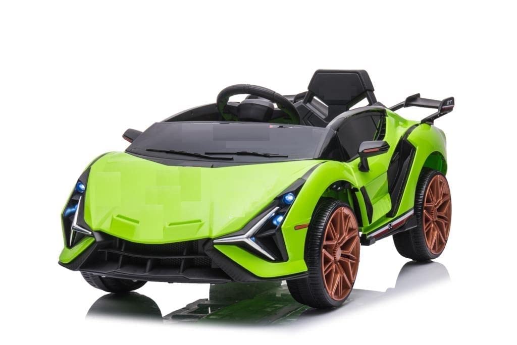 Battery Operated Car For Kids |Speed Car 1919 for Kids Battery Operated Ride on Car Double Open Race Car (Green)