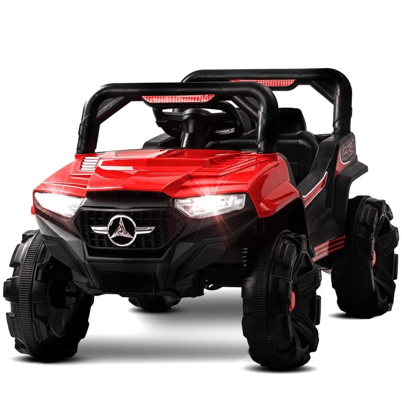 Letzride 1099 Sport Jeep | Car 12V Rechargeable Battery Operated Ride on Jeep for Kids | 2 to 4 Years Boys & Girls - Red