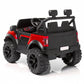 Letzride Kids Battery Operated Jeep for Kids, Ride on Toy Kids Car with Windshield Light & Music | Kids Big Electric Car Jeep | Rechargeable Battery Car for Kids to Drive 3 to 6 Years-Red