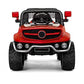 Electric Rechargeable Battery Operated V8 Biturbo Jeep Car for Kids 1 to 7 Years, Red
