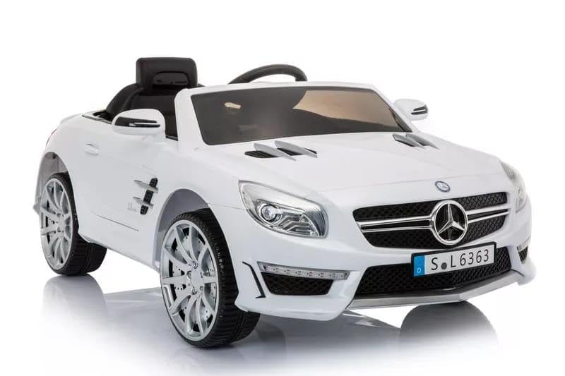 Letzride 12V Dl1000 MERC 2 to 7 Year Kids Battery Operated Car Higher N Better Quality Ride on for Kids with Swing Option, Lights and Music System