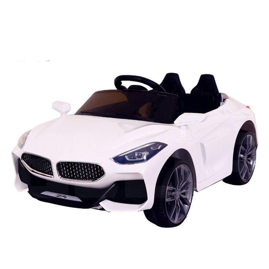 Ayaan Toys Fiesta Z4 12V Battery Operated Ride On Car (White) 1 to 4 Year