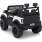 Battery Operated Car For Kids  POBO King White Battery Operated Jeep for Kids Ride on Toy Kids Car with Bluetooth Music & Light Electric Car Jeep Age 1 to 7 Years