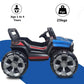 Battery Operated Jeep for Kids  KV695 Big Wheeler- The Electric Ride on Car with 2x6v Batteries, Music System Swing and Remote Jeep for 2 to 4 Years Children to Drive (Blue)