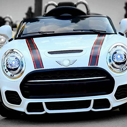Mini Cooper Car with Openable Doors, Pull Back, Blinking Headlights and Music with Projectable