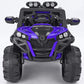 Battery Operated Jeep for Kids  KV695 Big Wheeler |- The Electric Ride on Car with 2x6v Batteries, Music System Swing and Remote Jeep for 2 to 4 Years Children to Drive (Blue)