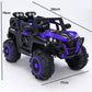 Battery Operated Jeep for Kids  KV695 Big Wheeler |- The Electric Ride on Car with 2x6v Batteries, Music System Swing and Remote Jeep for 2 to 4 Years Children to Drive (Blue)