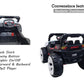Battery Operated Jeep for Kids  KV695 Big Wheeler| The Electric Ride on Car with 2x6v Batteries, Music System Swing and Remote Jeep for 2 to 4 Years Children to Drive (White)