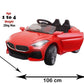 Battery Operated Electric Ride on Car for Kids with Rechargeable 12V Battery, Music, Lights and Swing (RED) 1 to 4 Year Kids