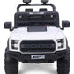Battery Operated Car For Kids  POBO King White Battery Operated Jeep for Kids Ride on Toy Kids Car with Bluetooth Music & Light Electric Car Jeep Age 1 to 7 Years