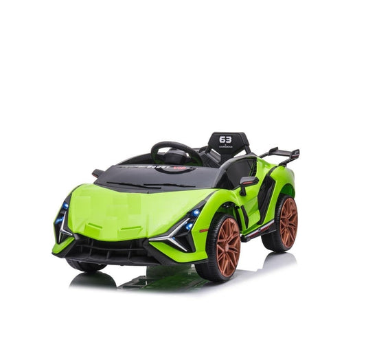 Letzride Speed Car 1919 for Kids Battery Operated Ride on Car Double Open Race Car (112 X 65 X 45 cm)-Green