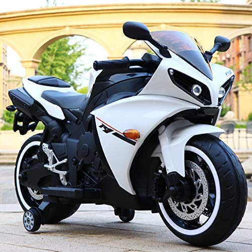 Electric R1 Bike For Kids | Bike For Child | R1 Bike For Kids | Age 1 to 8 Years - White