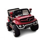 Letzride 12V Electric Rechargeable Battery Operated V8 Biturbo Jeep Car for Kids 1 to 7 Years, Red