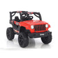 Electric Ride on Jeep for Kids with Music, Led Lights, Swing, Bluetooth Remote and 12V Battery Operated Car for1 to 4 Years Children to Drive (Red)