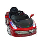 Electric 1008 Car for Kids to Drive of Age 1 to 4 Years, The Painted 12V Battery Operated Ride on Car with Music, Bluetooth Remote, Flashing Lights and Swing (Metallic Red)