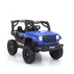 Letzride Electric Ride on Jeep for Kids with Music, Led Lights, Swing, Bluetooth Remote and 12V Battery Operated Car for 1 to 4 Years Children to Drive (Blue)