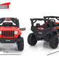 Electric Ride on Jeep for Kids with Music, Led Lights, Swing, Bluetooth Remote and 12V Battery Operated Car for1 to 4 Years Children to Drive (Red)