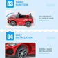 Fiesta Z4 Car For Kids | Car For Child |  Battery Operated Ride On Car for - 1 to 4 Year - White