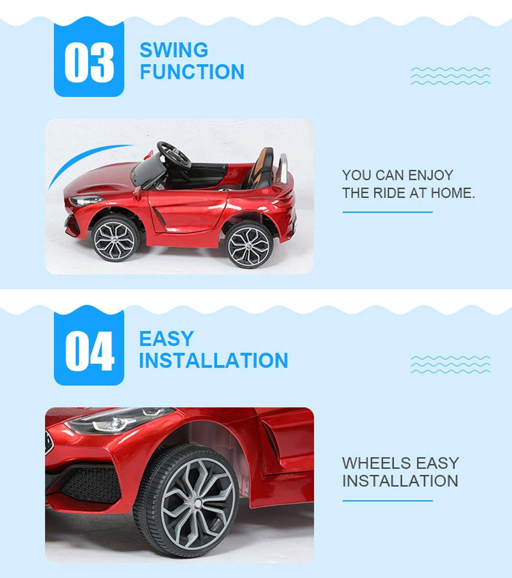 Fiesta Z4 Car For Kids | Car For Child |  Battery Operated Ride On Car for - 1 to 4 Year - White