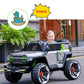 Letzride 4x4 Rechargeable Battery Operated Monster Jeep Ride On Kids Jeep with Light, Music, Rechargeable Battery Operated Jeep for Kids Drive (Grey) Age 1 to 7 Years