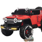 Rechargeable 4x4  Battery Operated Monster Jeep Ride On Kids Jeep with Light, Music, Rechargeable Battery Operated Jeep for Kids Drive (Red) Age 1 to 7 Years