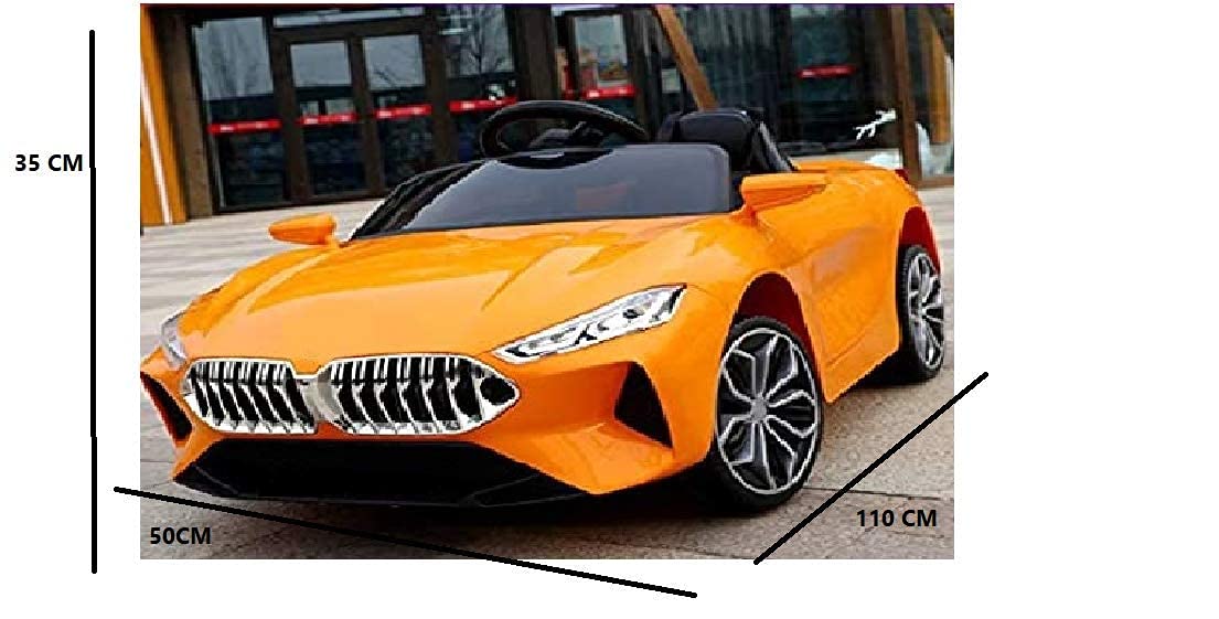 Letzride (Orange) Battery Operated Ride on Car for Kids Age 1 to 4 Years