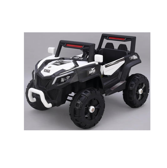 Electric Ride on for Kids | Battery Car For 1 to 7 Year Kids | Car For Kids with Swing Option, Music System, Spring Suspension and Remote Control- White