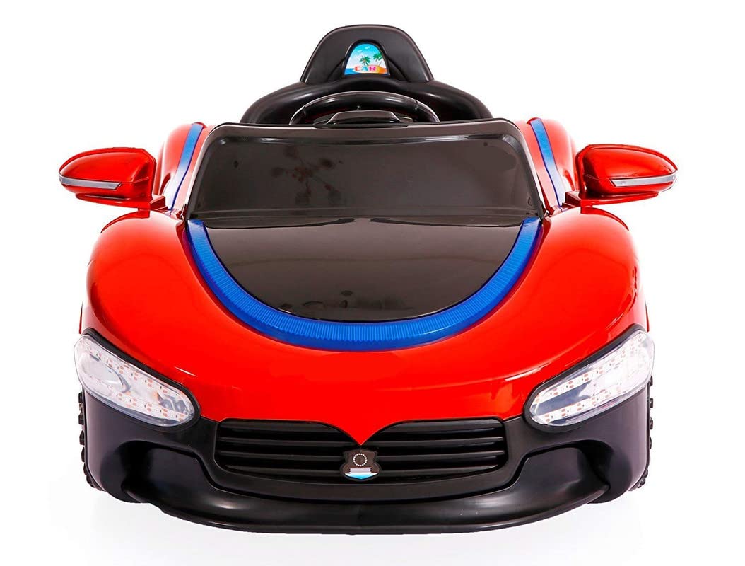 Letzride PH518 12V Battery Operated Ride on Car for Kids with Music, Lights and Remote Control, Red Age - 1 to 2.5 Years