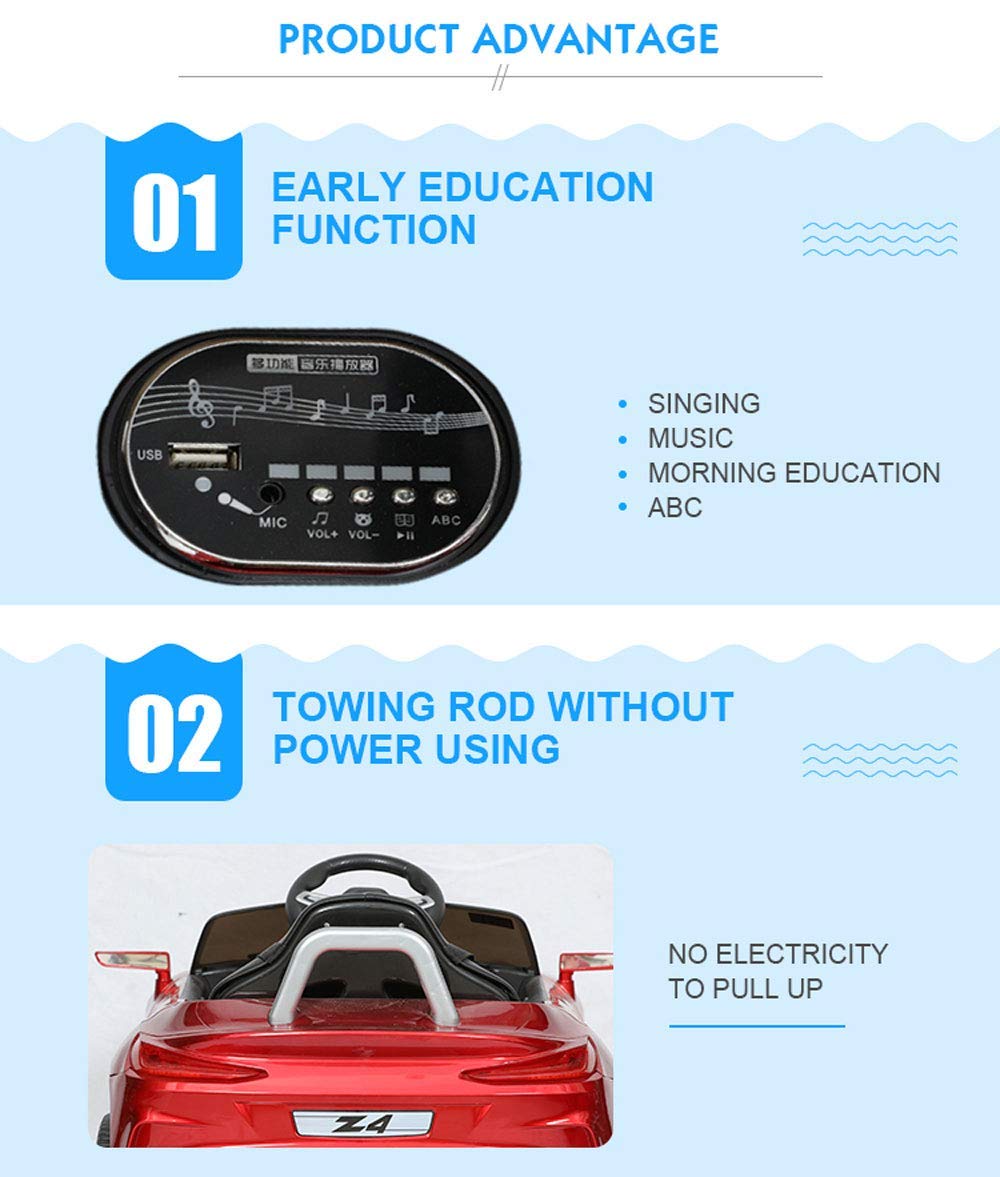Fiesta Z4 Car For Kids | Car For Child |  Battery Operated Ride On Car for - 1 to 4 Year - White