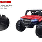 Battery Operated Jeep for Kids   KV695 Big Wheeler |The Electric Ride on Car with 2x6v Batteries, Music System Swing and Remote Jeep for 2 to 4 Years Children to Drive (Red)