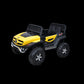 Battery Operated Ride on Jeep for Kids with Music, Lights and Swing- Electric Remote Control Ride on Jeep for Children to Drive of Age 1 to 6 Years-Yellow