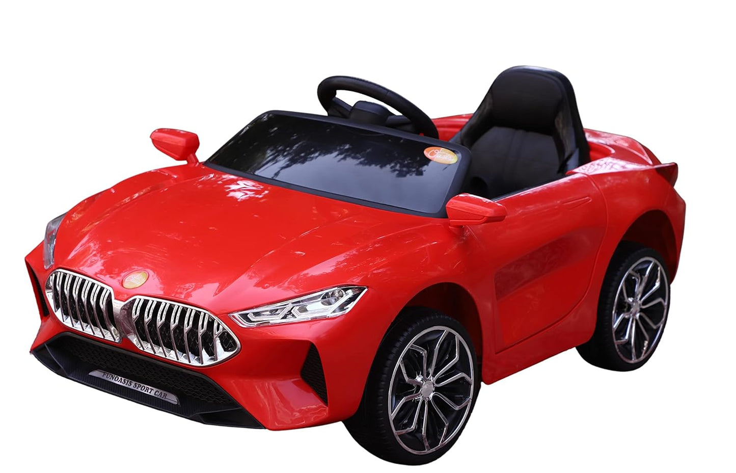 Letzride Ride on for Kids with Battery with Music System (RED) Age 1 to 4 Years