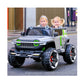 Rechargeable  4x4 Battery Operated Monster Jeep Ride On Kids Jeep with Light, Music, Rechargeable Battery Operated Jeep for Kids Drive (Grey) Age 1 to 7 Years