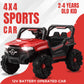 Letzride 1099 Sport Jeep | Car 12V Rechargeable Battery Operated Ride on Jeep for Kids | 2 to 4 Years Boys & Girls - Red