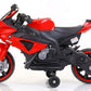 Letzride Mini Yamaha R1 Bike with Rechargeable Battery Operated Ride On Bike - Red (1 to 2.5 Years)