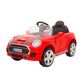 Battery Operated Car For Kids | Mini Coper Electric Ride on Car for Kids with Rechargeable 12V Battery, Music, Lights and Swing. (Red) Age 1 to 4 Years