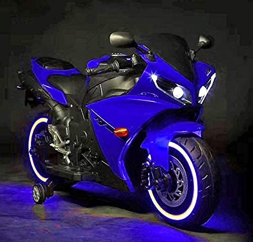 Electric R1 Bike For Kids | Bike For Child | R1 Bike For Kids | Age 1 to 8 Years - Blue