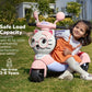 Electric Ride on Kitty Scooter Bike for 1 to 5 Years Baby Girls |Electric Vehicle | 6V Rechargeable Ride-On with Music, Lights & AUX | Forward/Reverse Pedal, 50kg Capacity for Kids