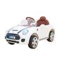 Battery Operated Car For Kids | Rechargeable Ride On Mini Cooper Car (White) 1 to 4 Year Kids