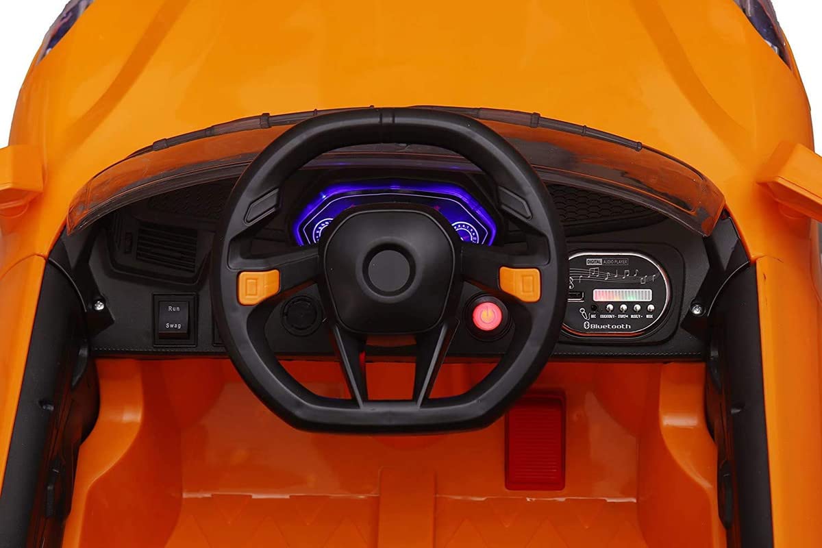 Electric Ride On Car for Kids | Battery Car For Children | Car For Kids | Age 1 to 4 Year - Orange