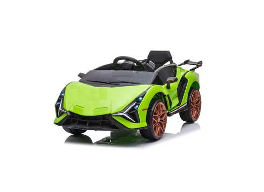 Letzride Speed Car 1919 for Kids Battery Operated Ride on Car Double Open Race Car (112 X 65 X 45 cm)(Green)