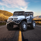 Battery Operated Ride on Jeep for Kids with Music, Lights and Swing- Electric Remote Control Ride on Jeep for Children to Drive of Age 1 to 6 Years, White