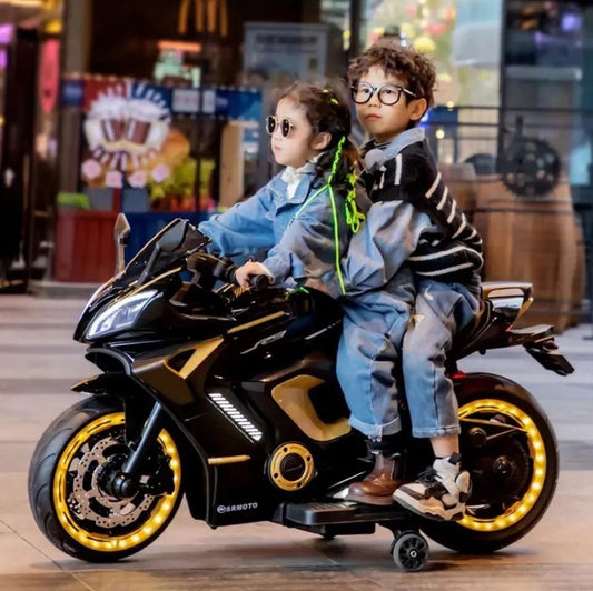 Yamaha R9 Battery Operated Bike for Kids | Electric Ride-On with LED & Music