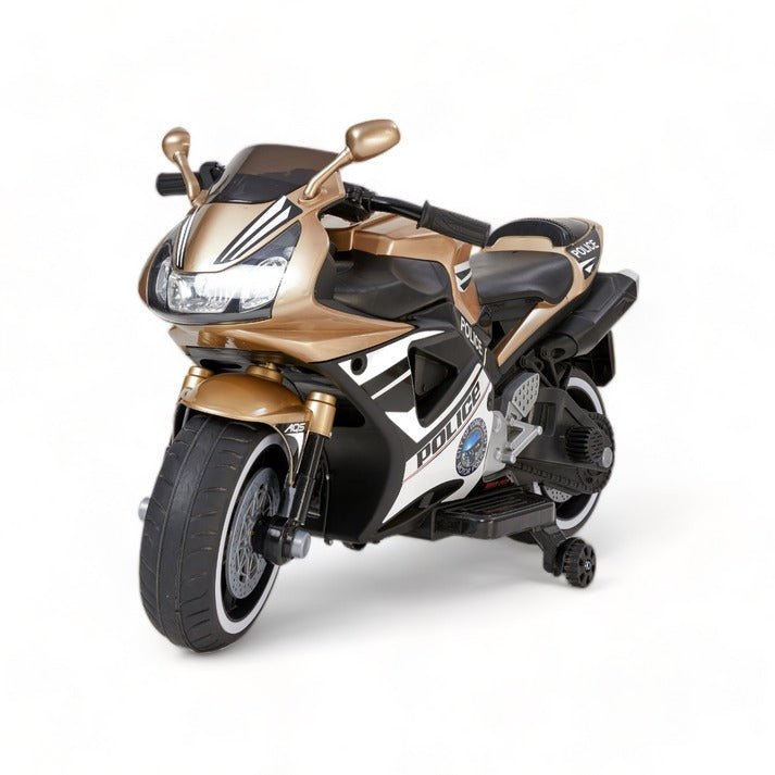Battery operated police motorcycle clearance