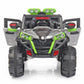 12V big battery operated kids jeep with steering motor, suspension and remote control