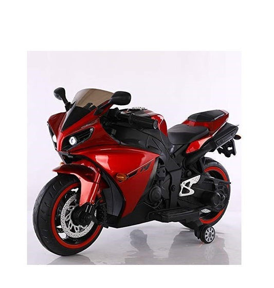Yamaha R1 Battery Operated Bike for Kids – Electric Ride-On with Music & Lights (Red)