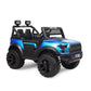 POBO 12V blue battery operated ride-on car for kids with remote