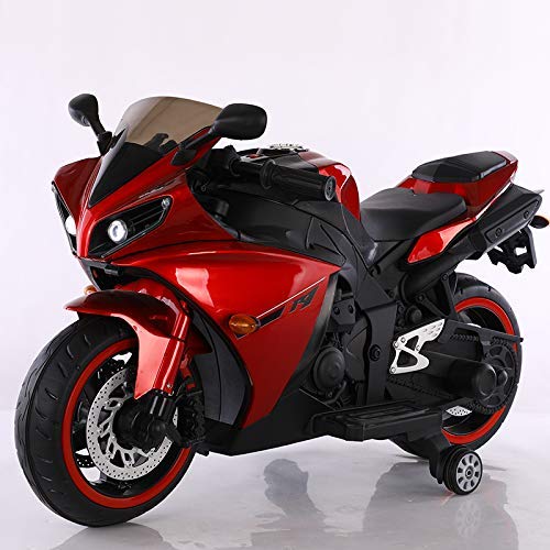 Yamaha R1 Battery Operated Bike for Kids – Electric Ride-On with Music & Lights (Red)